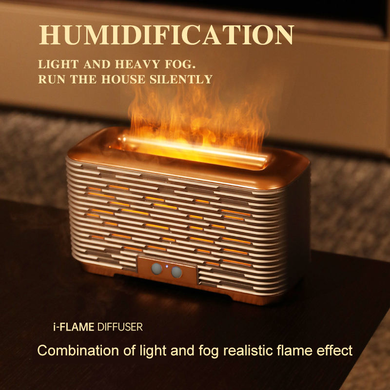 New Creative Flame Humidifier Household Desktop Silent Mini Aromatherapy USB Air Humidifier